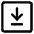 Line Arrow Down Square 2 Icon from Core Line Set