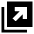 Line Arrow Expand Window 2 Icon from Sharp Solid Set