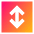 Line Arrow Fit To Height Square icon - Free transparent PNG, SVG. No sign up needed.