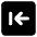 Line Arrow Left Square 2 Icon from Core Solid Set