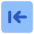 Line Arrow Left Square 2 Icon from Core Flat Set