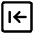 Line Arrow Left Square 2 Icon from Core Line Set