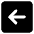 Line Arrow Left Square Icon from Core Solid Set