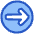 Line Arrow Right Circle 1 Icon from Plump Duo Set
