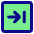 Line Arrow Right Square 2 Icon from Core Pop Set