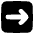 Line Arrow Right Square Icon from Plump Solid Set