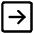 Line Arrow Right Square Icon from Core Line Set