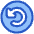 Line Arrow Rotate Left Circle Icon from Plump Duo Set