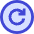 Line Arrow Rotate Right Circle Icon from Sharp Duo Set
