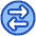 Line Arrow Transfer Horizontal Circle 2 Icon from Plump Duo Set