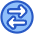 Line Arrow Transfer Horizontal Circle 2 Icon from Plump Duo Set