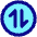 Line Arrow Transfer Vertical Circle 1 Icon from Core Pop Set