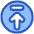 Line Arrow Up Circle 2 Icon from Plump Duo Set