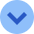 Tailless Line Arrow Down Circle Icon from Sharp Flat Set