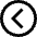 Tailless Line Arrow Left Circle Icon from Sharp Line Set