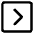 Tailless Line Arrow Right Square Icon from Core Line Set