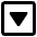 Tailless Triangle Arrow Down Square Icon from Core Remix Set