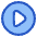 Tailless Triangle Arrow Right Circle Icon from Plump Duo Set