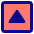 Tailless Triangle Arrow Up Square Icon from Core Pop Set