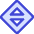 Triangle Arrow Expand Vertical Diamond Icon from Core Duo Set | Free Download as SVG Vector and Transparent PNG | Streamline icons