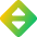 Triangle Arrow Expand Vertical Diamond Icon from Core Gradient Set