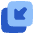 Triangle Arrow Minimize Window 4 Icon from Plump Flat Set