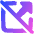 Triangle Arrow Open In New Off Icon from Plump Gradient Set