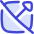 Triangle Arrow Open In New Off Icon from Flex Duo Set