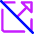 Triangle Arrow Open In New Off Icon from Core Neon Set