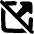 Triangle Arrow Open In New Off Icon from Plump Solid Set