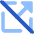 Triangle Arrow Open In New Off Icon from Core Flat Set