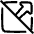 Triangle Arrow Open In New Off Icon from Plump Line Set