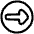Triangle Arrow Right Circle 1 Icon from Plump Line Set