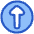 Triangle Arrow Up Circle 1 Icon from Plump Duo Set