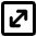 Line Arrow Diagonal Square 1 Icon from Core Remix Set