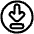 Line Arrow Down Circle 2 Icon from Plump Line Set