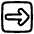 Line Arrow Right Square Icon from Plump Line Set