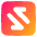 Line Arrow Transfer Diagonal Square 2 Icon from Plump Gradient Set