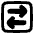Line Arrow Transfer Horizontal Square 2 Icon from Plump Remix Set