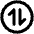 Line Arrow Transfer Vertical Circle 1 Icon from Core Remix Set