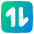 Line Arrow Transfer Vertical Square 1 Icon from Plump Gradient Set