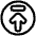 Line Arrow Up Circle 2 Icon from Plump Line Set