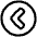 Tailless Line Arrow Left Circle Icon from Plump Line Set