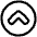Tailless Line Arrow Up Circle Icon from Plump Line Set