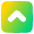 Tailless Line Arrow Up Square Icon from Plump Gradient Set