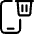 Phone Action Bin Icon from Ultimate Regular Set