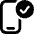 Phone Action Check Icon from Ultimate Bold Set