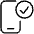 Phone Action Check Icon from Ultimate Light Set