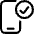 Phone Action Check Icon from Ultimate Regular Set