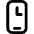 Phone Action Clock 1 Icon from Ultimate Bold Set